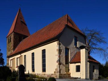 Historical Church in the Village Eystrup, Lower Saxony clipart