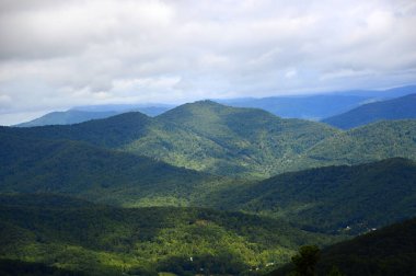 Blue Ridge Parkway, Virginia 'daki Panorama Peyzajı