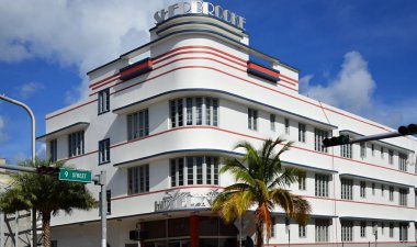 Miami South Beach, Florida 'daki Tarihi Sanat Deko Binası