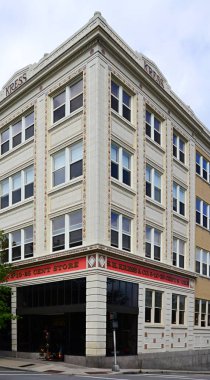 Asheville, Kuzey Carolina 'da Sokak Sahnesi