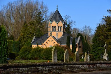 Historical Church in the Village Eystrup, Lower Saxony clipart