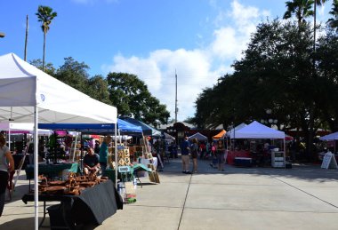 Tampa, Florida 'daki Ybor City Mahallesi' ndeki Pazar