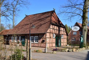 Historical Farm in the Village Stellichte, Lower Saxony clipart