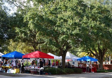 Tampa, Florida 'daki Ybor City Mahallesi' ndeki Pazar