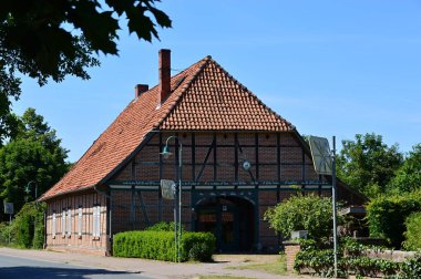 Historical Farm in the Village Gilten, Lower Saxony clipart