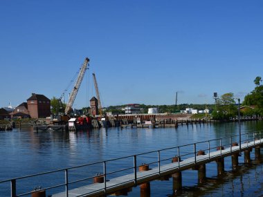Kuzey Denizi ile Baltık Denizi Arasındaki Kanal Kiel Holtenau, Holstein - Holstein