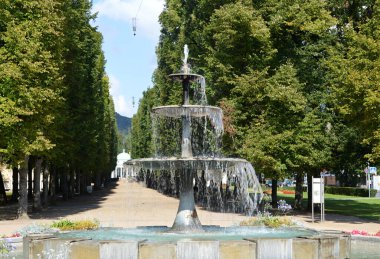 Fountain in the Town Bad Pyrmont, Lower Saxony clipart