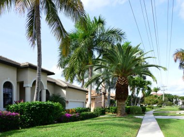 Marco Adası 'ndaki Sokak Sahnesi Meksika Körfezi, Florida