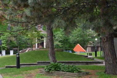 St. Paul şehir merkezinde park, Minnesota 'nın Capitl' i.