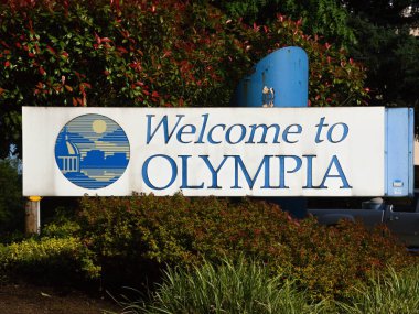 Washington 'un başkenti Olympia' ya hoş geldiniz.