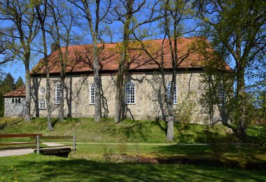 Historical Martin Church in the Village Dorfmark, Lower Saxony clipart