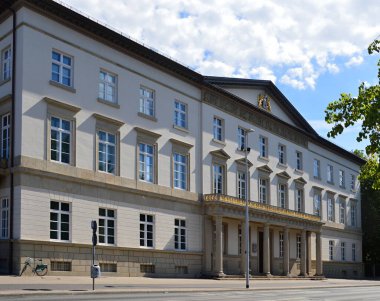 Aşağı Saksonya 'nın başkenti Hannover' in Eski Kasabası 'ndaki Tarihi Bina