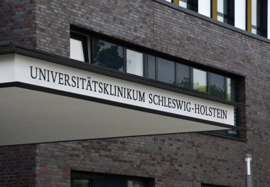 Schleswig-Holstein 'in başkenti Kiel' deki Üniversite Hastanesi 'ni imzalayın.