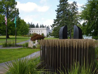 Washington 'un başkenti Olympia' daki Eyalet Kongre Binası 'nda anma töreni