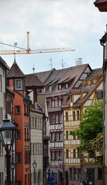 Historical Buildings in the Old Town of Nuremberg, Franconia, Bavaria