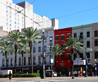 New Orleans, Louisiana 'da sokak sahnesi