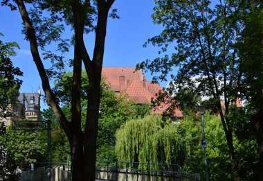 Aşağı Saksonya 'nın başkenti Hannover' da bir park.