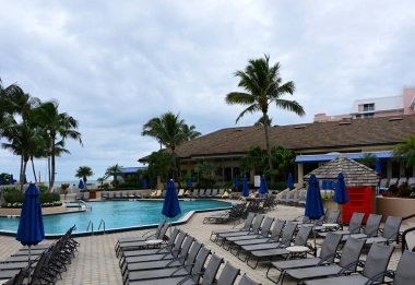 Meksika Körfezi, Florida 'daki Marco Adası' nda bir tatil yeri.