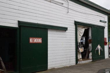 Astoria, Oregon 'daki rıhtım.