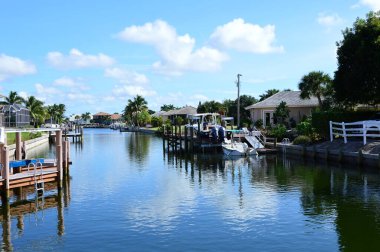 Marco Adası 'ndaki Marina Meksika Körfezi, Florida