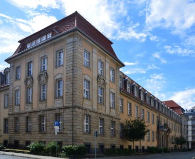 Aşağı Saksonya 'nın başkenti Hannover' daki tarihi mahkeme binası.
