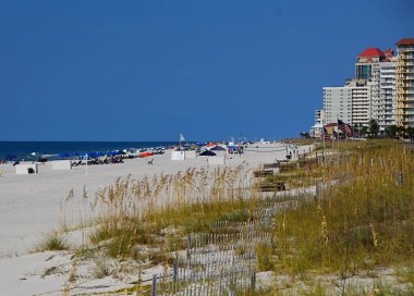 Meksika Körfezi 'ndeki Panorama, Orange Beach, Alabama