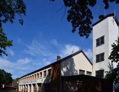 Steinhude, Aşağı Saksonya 'daki İtfaiye İstasyonu.