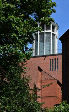 Schleswig-Holstein 'in başkenti Kiel' deki tarihi Jacobi Kilisesi