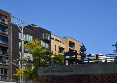 Vasco da Gama Meydanı Hanse City Hamburg 'da Hafen Mahallesi
