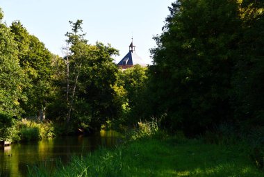 Kasaba Winsen 'ine park et Luhe Nehri, Aşağı Saksonya