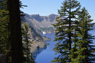 Krater Gölü Ulusal Parkı, Oregon 'da Panorama