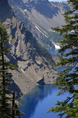 Panorama Landscape in Crater Lake National Park, Oregon