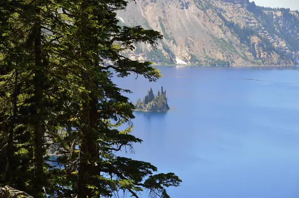 Panorama Landscape in Crater Lake National Park, Oregon