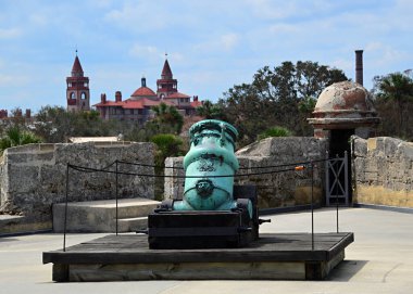 Historical Fort in the Old Town of St. Augustine, Florida