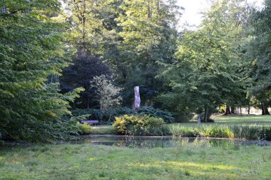 Şehir Logosu, Aşağı Saksonya 'daki Tarihi Kale Evenburg' a park et.