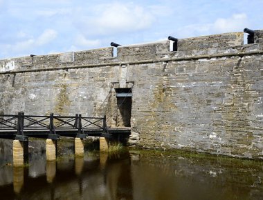 Historical Fort in the Old Town of St. Augustine, Florida