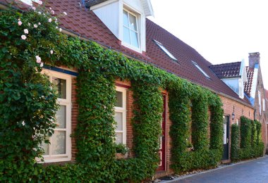 Leer 'in Eski Kasabası, Aşağı Saksonya' daki Tarihi Binalar