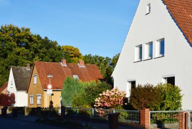 Walsrode şehrinde sonbahar, Aşağı Saksonya