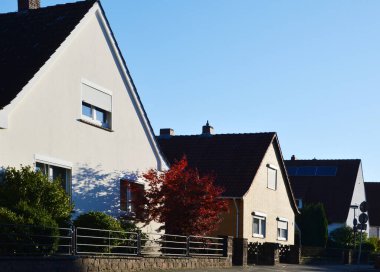 Walsrode şehrinde sonbahar, Aşağı Saksonya