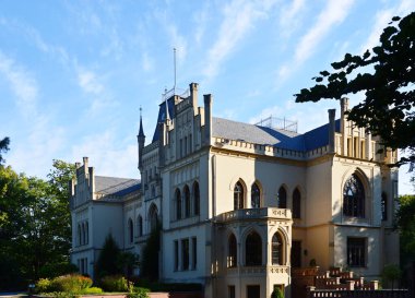Town Loga 'daki Tarihi Şato Evenburg, Aşağı Saksonya