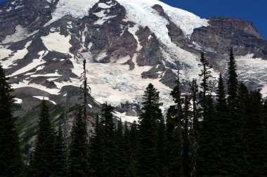 Glacier in Mount Rainier National Park, Washington