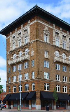 Oregon 'un başkenti Salem' deki tarihi bina.