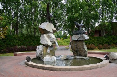 Oregon 'un başkenti Salem' de Anıt