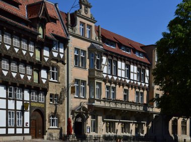 Braunschweig, Aşağı Saksonya 'daki Dankwarderode Kalesindeki Tarihi Binalar