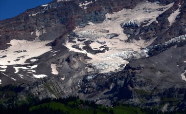 Glacier in Mount Rainier National Park, Washington