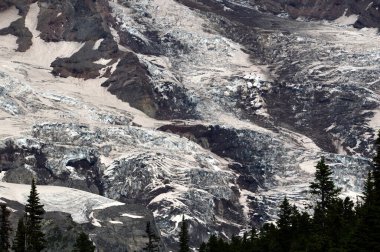 Glacier in Mount Rainier National Park, Washington