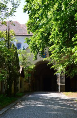 Eski Regensburg, Bavyera 'daki Tarihi Şato Emmeram