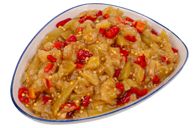 Tabakta patlıcan salatası