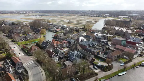 Hollanda 'nın eski şehrinin.