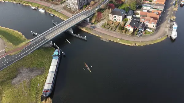 Hollanda 'nın başkentinin havadan görünüşü